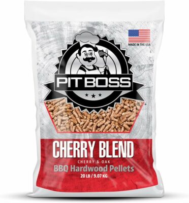 Pit Boss (20 pound Cherry Blend) All Natural Hardwood BBQ Wood Pellets for Pellet Grills and Smokers 