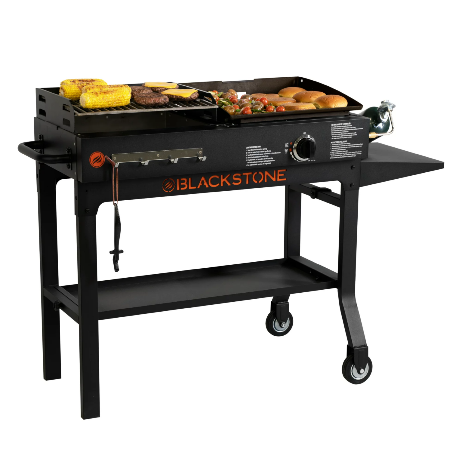 Blackstone Duo 17″ Griddle And Charcoal Grill Combo On Sale For 177 At Wal Mart Bbq Finds 