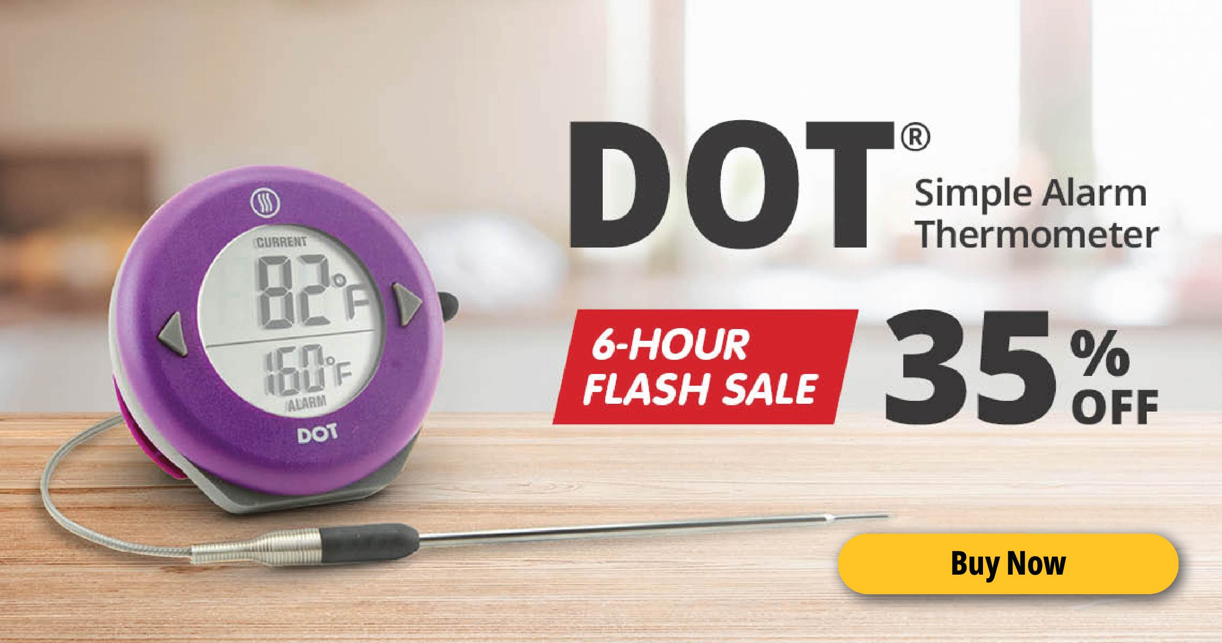 6 Hour Flash Sale… 35% Off ThermoWorks DOT Thermometer
