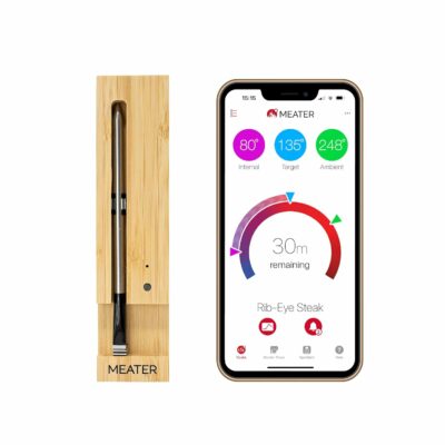 Original MEATER: Wireless Bluetooth Smart Meat Thermometer | for The Oven, Grill, BBQ, Kitchen | iOS & Android App | Apple Watch, Alexa Compatible | Dishwasher Safe 