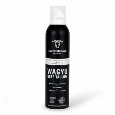 South Chicago Packing Wagyu Beef Tallow Spray, Umami-Rich, Flavorful, Perfect for Sauteing, Stir-frying and Grilling, Nonstick Cooking Oil, 7 Fl Oz 