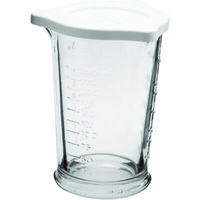 Anchor Hocking Triple Pour Glass Measuring Cup, 8 Oz Measuring Glass
